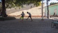 street soccer in Trinidad, Cuba
