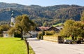 Street in St. Gilgen, Austria