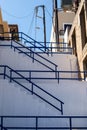 Street with staircase, Heraklion, Crete Royalty Free Stock Photo