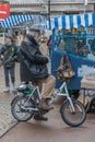 Street stalls, street traders, street shopping, street sales in the city streets, Dublin, Ireland