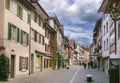 Street in Stein am Rhein, Switzerland Royalty Free Stock Photo