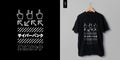 Japanese Street t-shirt design, Futurist tee shirt, Black apparel print street style