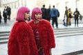 Street style outfits at Paris Fashion Week