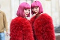 Street style outfits at Paris Fashion Week