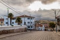 Street in Sucre, capital of Bolivi