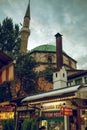 Street summer life in Sarajevo Royalty Free Stock Photo