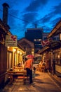 Street summer life in Sarajevo Royalty Free Stock Photo