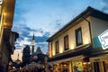 Street summer life in Sarajevo Royalty Free Stock Photo