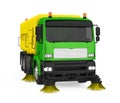 Street Sweeper Machine Isolated