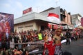 Street theater action, which tells the legend of Batang land chronicle