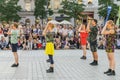 Street Theater festival in Krakow Royalty Free Stock Photo