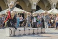 Street Theater festival in Krakow Royalty Free Stock Photo