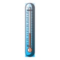 Street thermometer icon, cartoon style