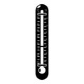 Street thermometer icon, simple style