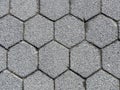 Street tiles honeycomb patterned background