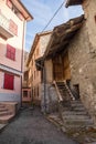 Street in Timau, North East Italy