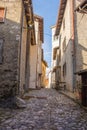 Street in Timau, North East Italy