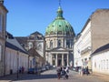 Street to the Frederik`s Church. It is popularly known as The Marble Church Marmorkirken