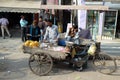 Street trader sell fruits outdoor in Delhi