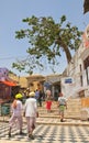 Street trading in the Indian city of Jodhpur