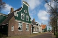 Street in a traditional Dutch village, the Nethelands