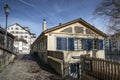 Street and traditional houses in old town zurich switzerland Royalty Free Stock Photo