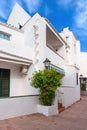 Street with traditional Spanish houses