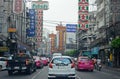 Street traffic in Bangkok