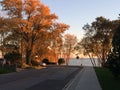 Lake Promenade at Len Ford Park in Toronto, Ontario, Canada. Fall2017