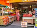 Street vegetable shop in Paris