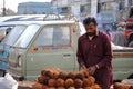 Street vender in Karachi Royalty Free Stock Photo