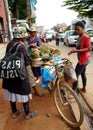 Street vender in Madagascar