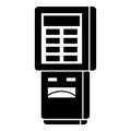 Street vending machine icon, simple style