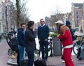 Street vendor in amsterdam