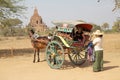 Street vendor in Bagan archaeological site, Myanmar