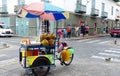 Street vendor cart, Ecuador