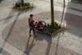 Street vendor in Copacabana Royalty Free Stock Photo