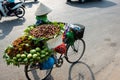 The street vendor in early morning in Hanoi, capital of Vietnam