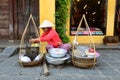 Street vendor in Hoian ancient town, Vietnam