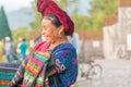 Street vendor in Panajachel, Guatemala.