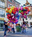 Street Vendor Selling Colorful Helium Balloons - Germany