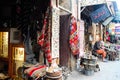 Street vendor selling crafts at Souk Marrakech