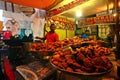 Street vendor selling selling Ramzaan food Royalty Free Stock Photo