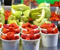 Strawberries and Guava Fruits for Sale