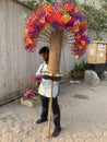 Street Vendor Series - Paper Wind Mill, Children toy vendor