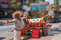 Street Vendor in Tijuana, Mexico