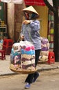 Street vendor woman in Hanoi