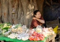 The street vendor in Yangon, Myanmar