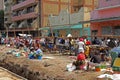 Street Vendors in Africa Royalty Free Stock Photo