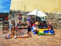 Street vendors Calle San Juan de Dios Cartagena de Indias, Colombia